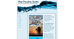 Desktop Screenshot of mauiparadisescuba.com